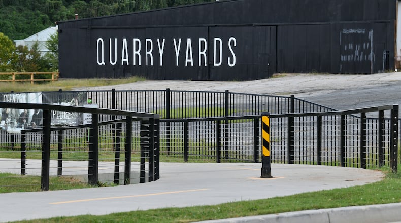 Quarry Yards seen from the Proctor Creek Greenway near Bankhead MARTA Station on Saturday, September 12, 2020. The mixed-use development was slated for affordable housing, in addition to luxury condos, retail and office space. But the developer and city never reached a deal on financial subsidies and the property was later bought by Microsoft, sources have said. (Hyosub Shin / Hyosub.Shin@ajc.com)