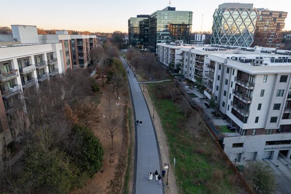 The Atlanta Beltline had originally sparked concern around gentrification. (Ben Gray for the AJC 2025)