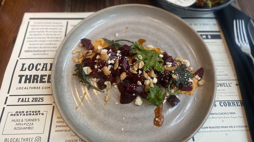 Local Three Kitchen & Bar’s Urfa Dusted Beets. (Courtesy of Emma Desal)