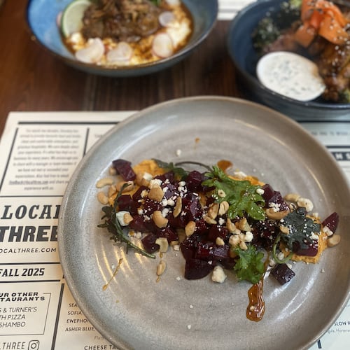 Local Three Kitchen & Bar’s Urfa Dusted Beets. (Courtesy of Emma Desal)