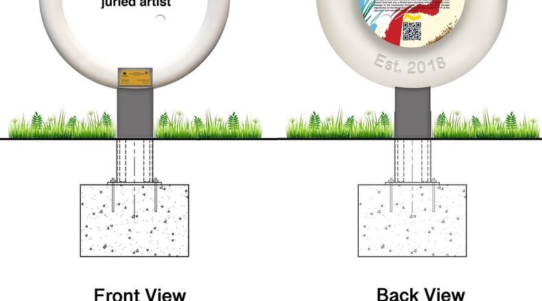The Button Art Project of Gwinnett is seeking artist submissions for sculptures to be displayed in various cities throughout Gwinnett. (Courtesy Button Art, Inc.)