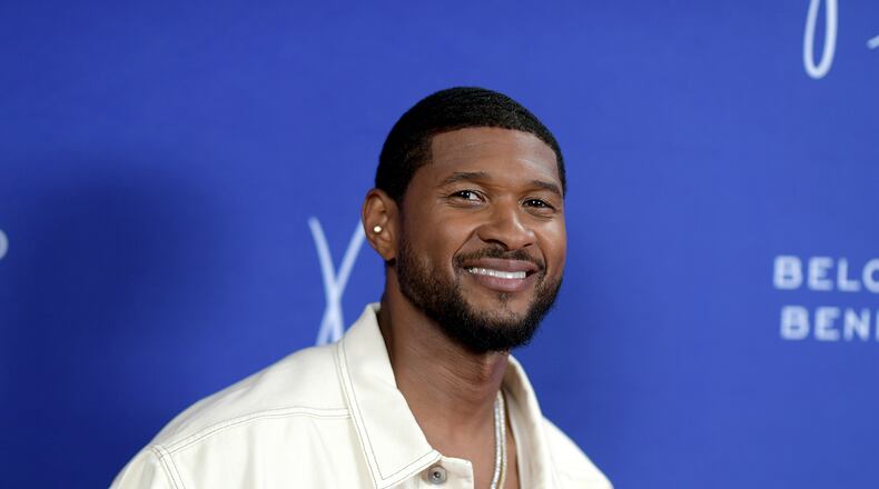 Usher attends the 2022 Beloved Benefit at Mercedes-Benz Stadium on July 7, 2022, in Atlanta. (Marcus Ingram/Getty Images/TNS)