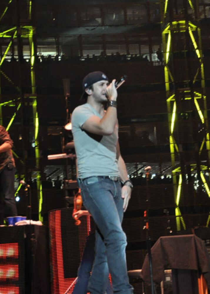 Luke Bryan at the Houston Rodeo