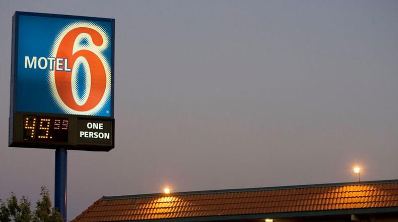 A Motel 6 showing nightly rate by Freeway 14 in California. Motel six is part of the Accor chain of hotels. (Photo by James Leynse/Corbis via Getty Images)