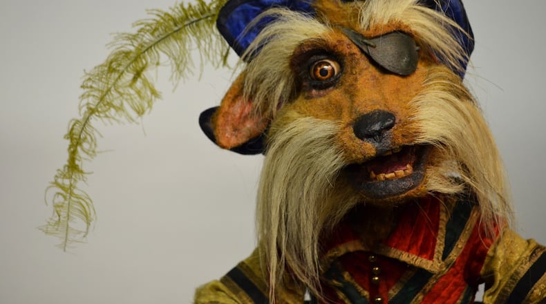 Sir Didymous, the diminutive but fearless member of Sarah’s squad in “Labyrinth,” is on display at the Center for Puppetry Arts, which will host an exhibit of “Labyrinth” artifacts this fall. Photo: courtesy Center for Puppetry Arts