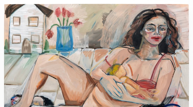 "The Doll House and Her Mother," (2023) by Jay Miriam. 
(Courtesy of Wolfgang Gallery)