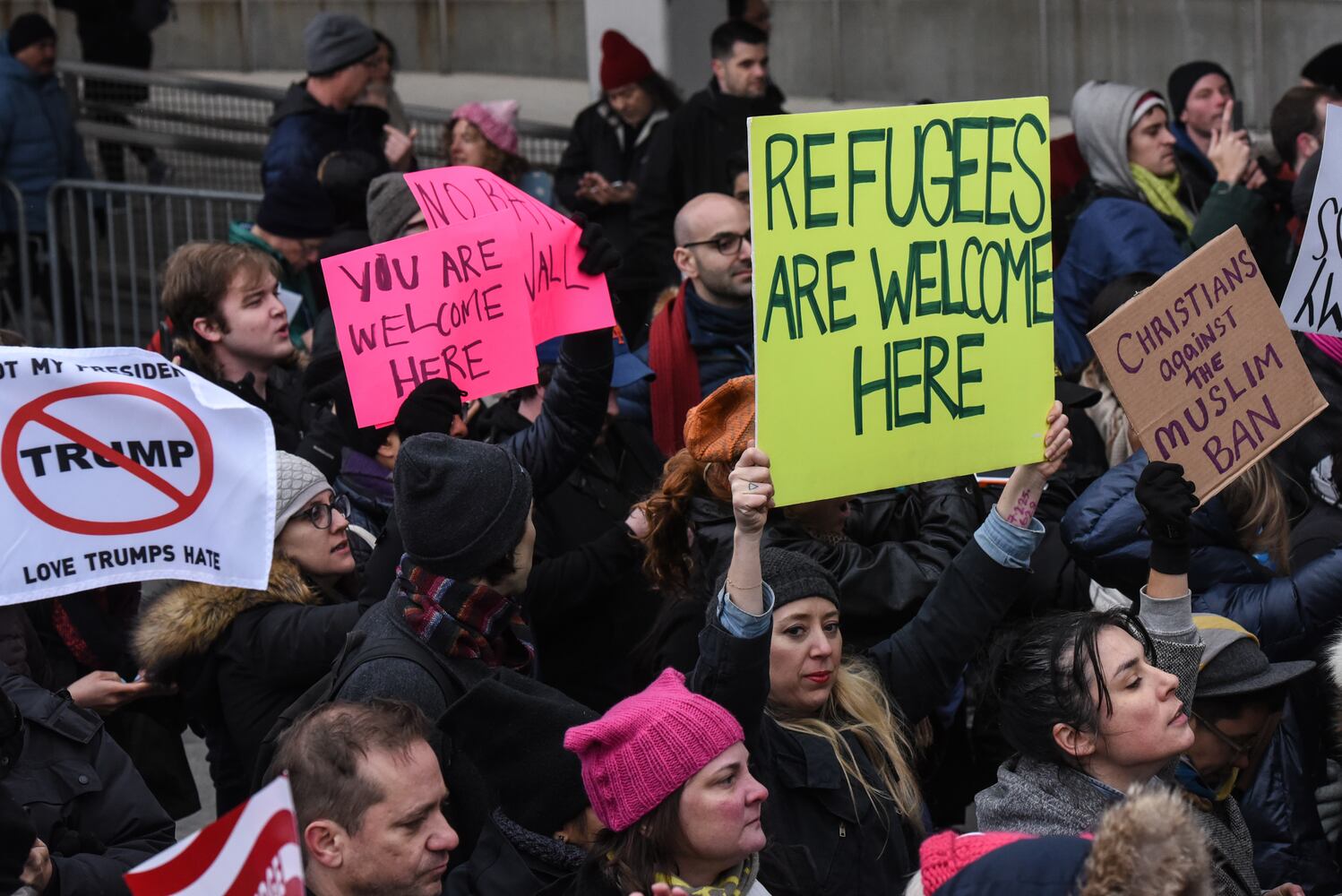 immigration ban protest