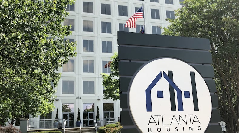 The Atlanta Housing Authority unveiled a new logo and branding for the agency on May 18, 2018. J. SCOTT TRUBEY/strubey@ajc.com