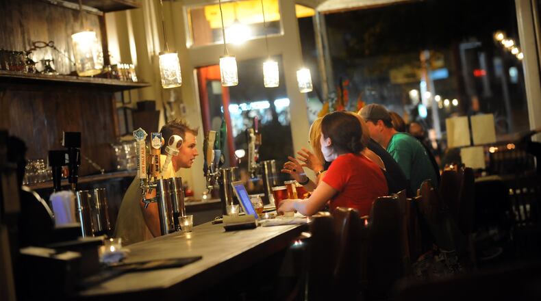 The bar at Porter Beer Bar / AJC file photo