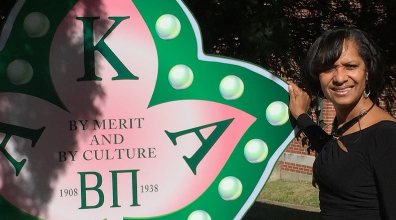 Regina Crothers, an Atlanta real estate agent, recently went back to the very spot on the Alabama State University campus where she was initiated into Alpha Kappa Alpha Sorority 38 years ago.