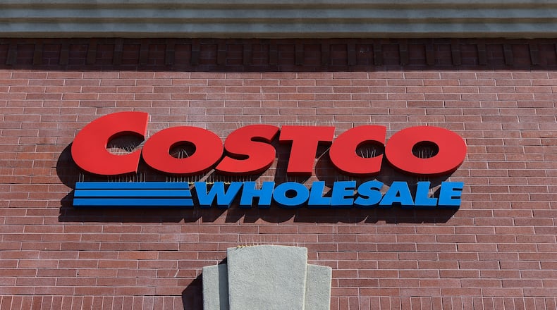 LOS ANGELES, CA - MARCH 12: A Costco sign is displayed on March 12, 2013 in Los Angeles, California. (Photo by Kevork Djansezian/Getty Images)
