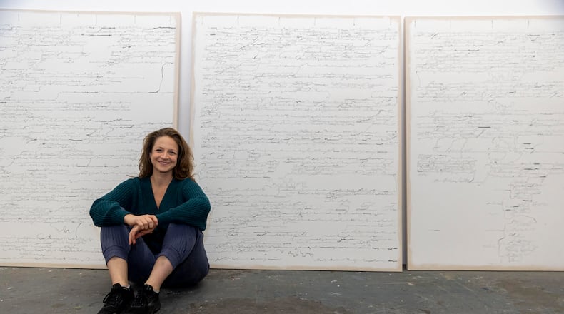 Atlanta-based artist Rachel Parish is still processing the journey that took her from Atlanta to the Atlantic where she gathered material for public artworks. (Courtesy of Pratyush Swarup)