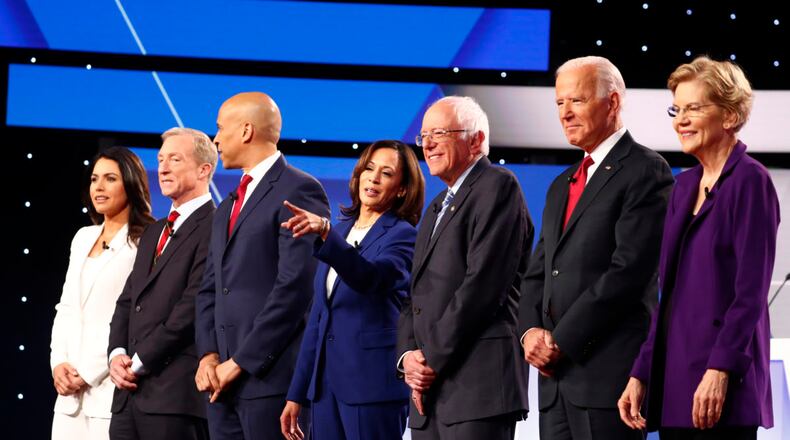 To Georgia Democrats, the shift in sites for the party’s presidential debates from Ohio this month to the Peach State next month symbolizes the shift in Democratic prospects in national elections. They say Georgia is now more fertile territory for Democrats than Ohio, a longtime election bellwether. REUTERS/Aaron Josefczyk - HP1EFAG00N578