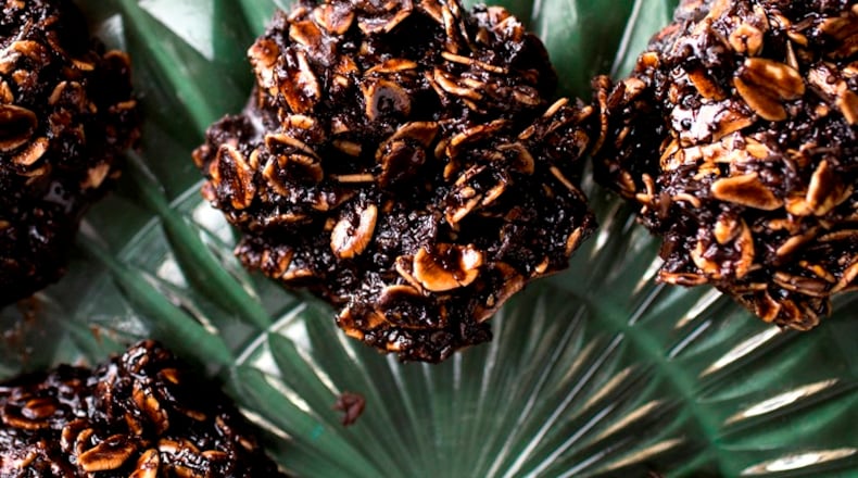 Kelly Fields' haystack cookies, in New York, Nov. 13, 2015. The New Orleans-based pastry chef has been making haystack cookies, which require no flour and no baking, with her mother since she was a child.