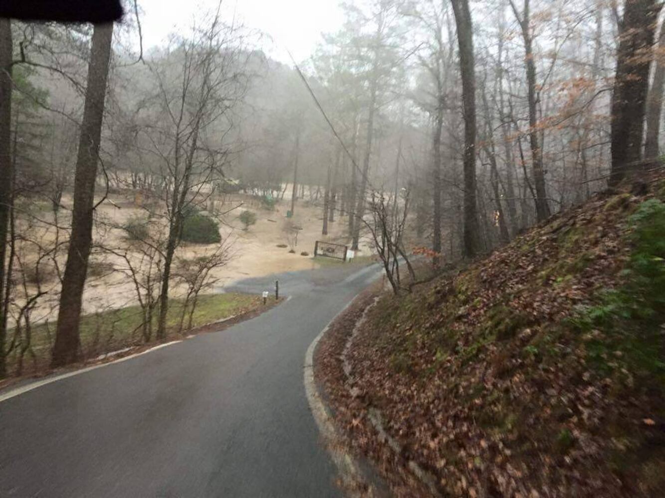Flooding in Gilmer County