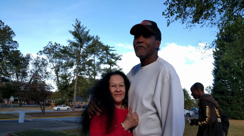Decatur, Nov. 8, 2016 - Rosa Bland, 65, and Derrick Bland, 62, both voted no on Amendment 1 at the Toney Elementary School precinct south of Decatur. The DeKalb County school is deemed “chronically failing,” but the couple blame a high student-teacher ratio, low teacher pay and a lack of resources and want control over schools to remain local. AIDAN TAGAMI/for the AJC