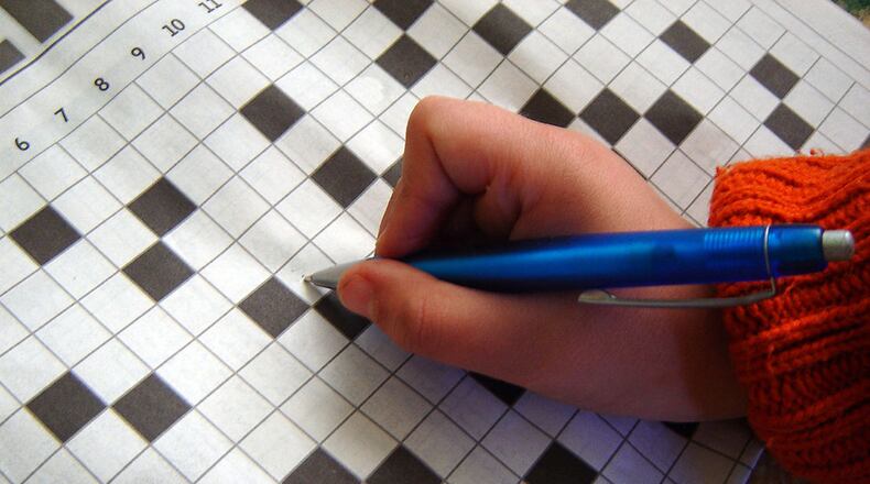 File photo of a crossword puzzle