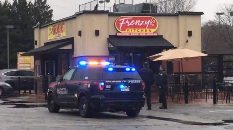 Atlanta police responded to a report of a carjacking and kidnapping on Greenbriar Parkway.