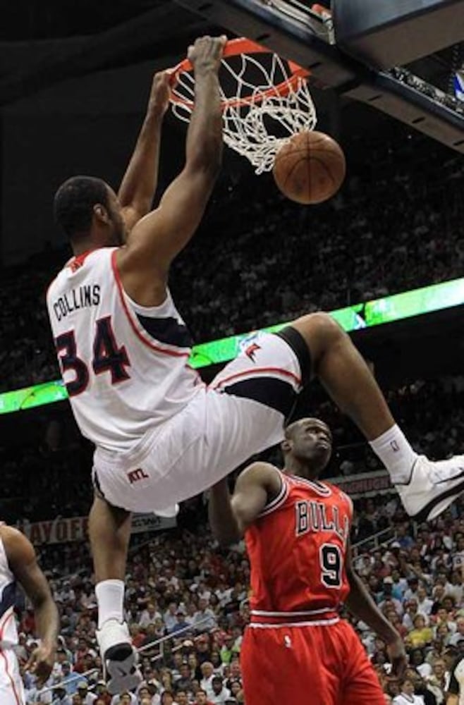 NBA Playoffs: Bulls at Hawks - Game 4
