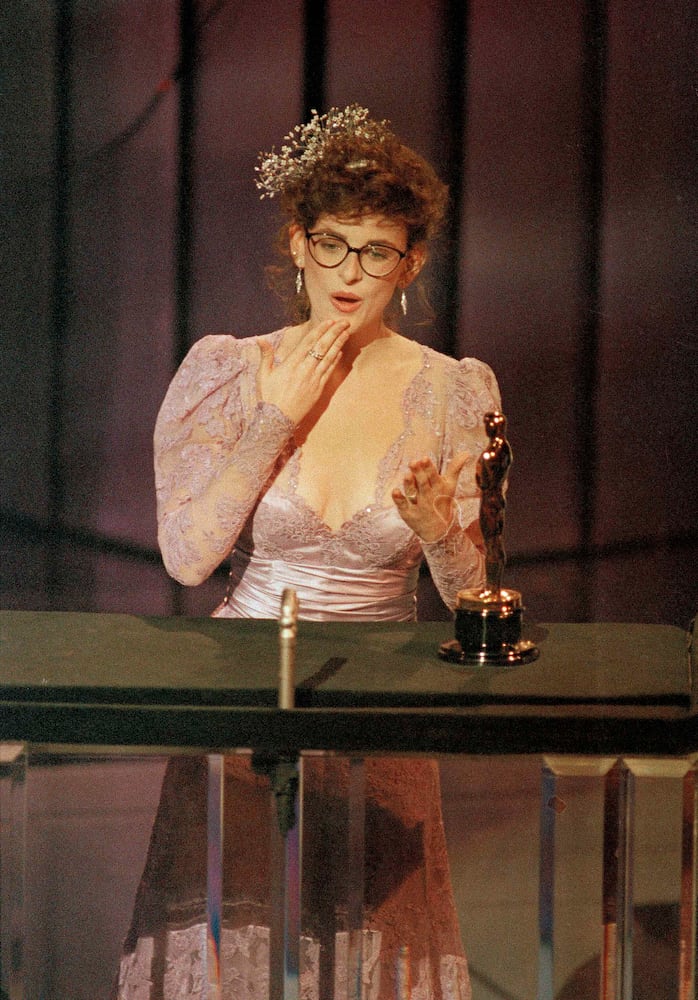 Marlee Matlin won Best Actress in 1986 for "Children of a Lesser God," her first film performance."