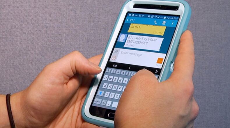 Cell phone users in Alpharetta and Milton can text a trained 911 operator and receive help in the event of an emergency. COURTESY MINNESOTA DEPARTMENT OF PUBLIC SAFETY