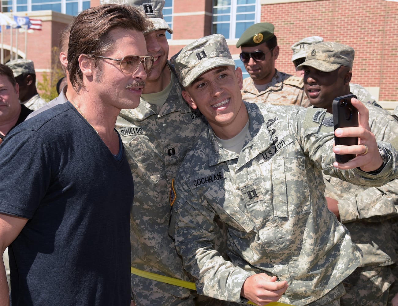 Special screening of 'Fury', a World War II era movie