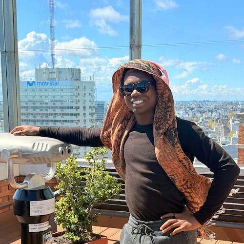 Jerome Lawrence, a native Jamaican who came to Atlanta trying to get asylum was ultimately deported to Uruguay, where he is here viewing the countryside. (Courtesy of Jerome Lawrence)