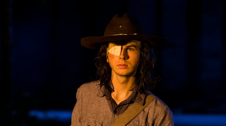 Chandler Riggs as Carl Grimes - The Walking Dead _ Season 8, Episode 8 - Photo Credit: Gene Page/AMC