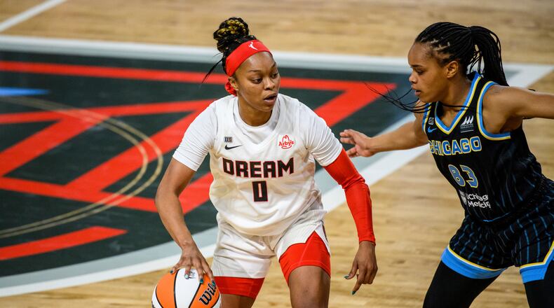 Odyssey Sims led the Dream with 16 points. File photo
