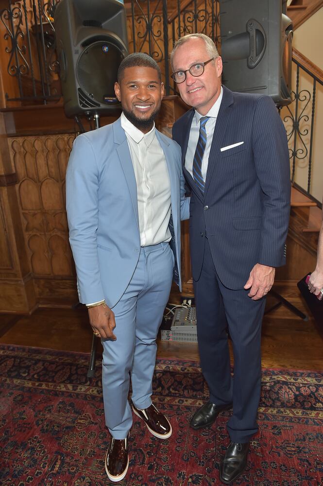 Usher's New Look Foundation reception