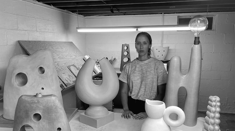 Georgia-based artist Andrea Clark appears in "Cave," a solo exhibition of ceramic drawings and objects at Marcia Wood Gallery this fall.
Courtesy of Marcia Wood Gallery