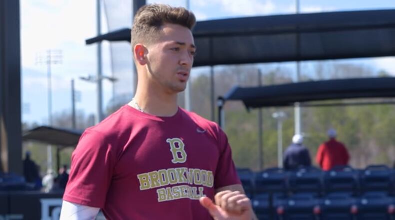Brookwood catcher Will Banfield works out before the Perfect Game All-American Classic at Petco Park in San Diego last year. Banfield, a projected first-round pick in the MLB Draft, was one of nine Georgia players in that game.