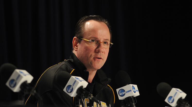 April 4, 2013 Atlanta: Wichita State Coach Gregg Marshall speaks to the media inside the Georgia World Congress Center on Thursday, April 4, 2013. His team will play Louisville on Saturday in the the Final Four. JOHNNY CRAWFORD / JCRAWFORD@AJC.COM