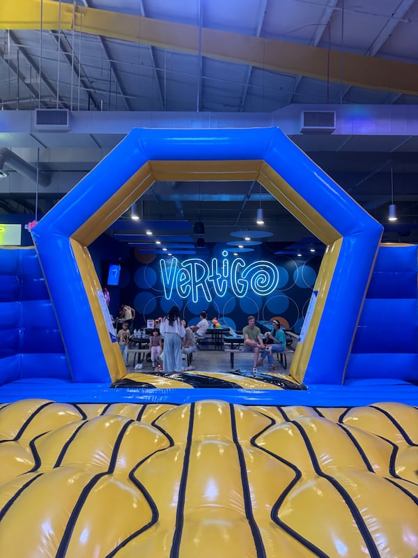 Vertigo is an inflatable airpark featuring slides, climbing walls, bounce zones and obstacle courses. (Photo: Nicole Williams)