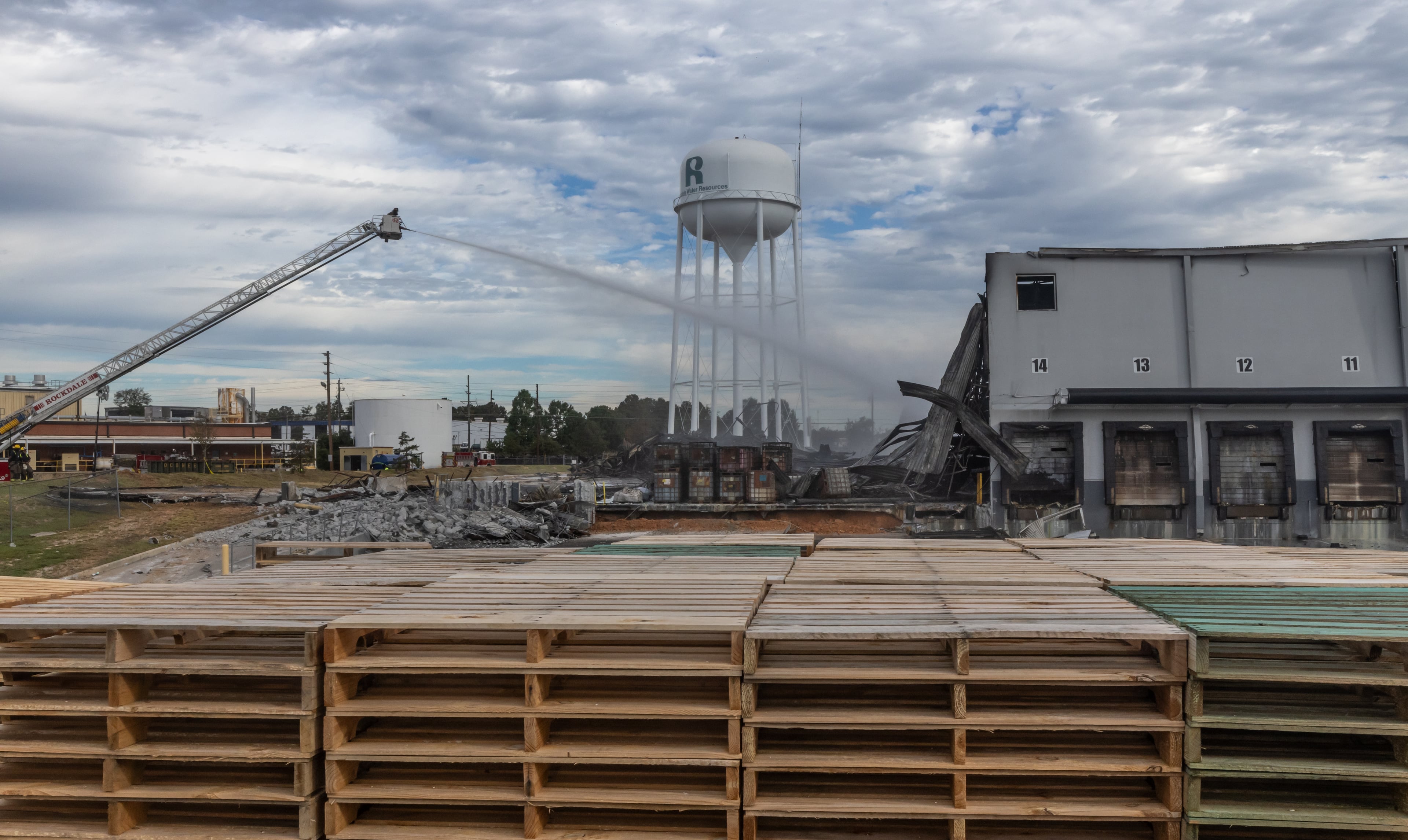 At the time of the fires, nearly 14 million pounds of chemicals were stored in the BioLab warehouse, according to a federal agency. (Staff/AJC)