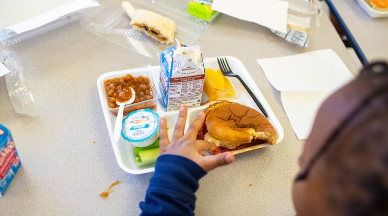 During the COVID-19 pandemic, all students ate for free. That provision has expired, however. (Rebecca Wright for the AJC 2020)