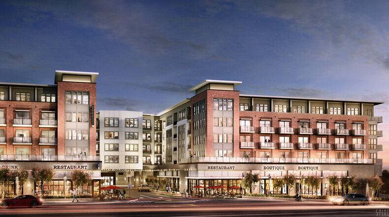 A rendering of Modera Sandy Springs.