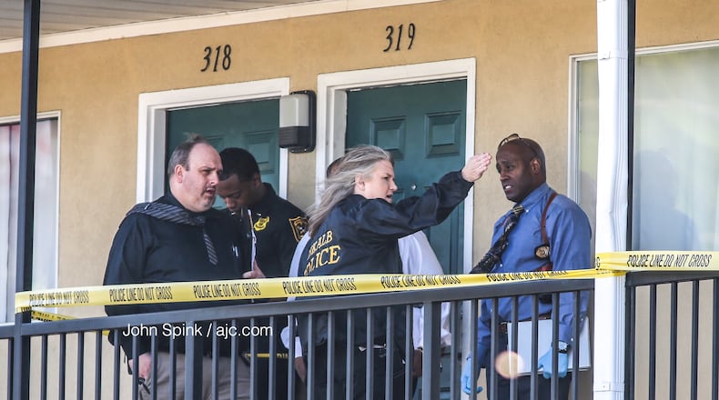 An assault at a DeKalb County motel left a man dead Thursday, police said.