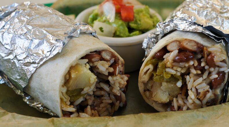 A Tomatillos burrito / AJC file photo