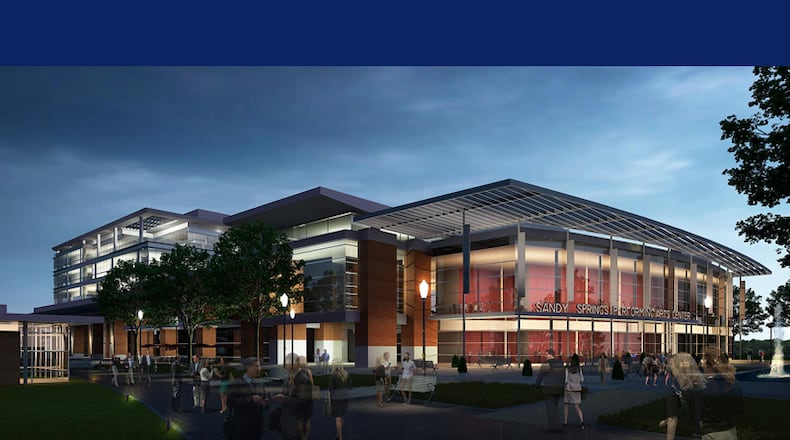 The Sandy Springs Performing Arts Center, to open this summer, will host an arts education initiative to offering student matinees, training an summer programs to young people. CITY OF SANDY SPRINGS
