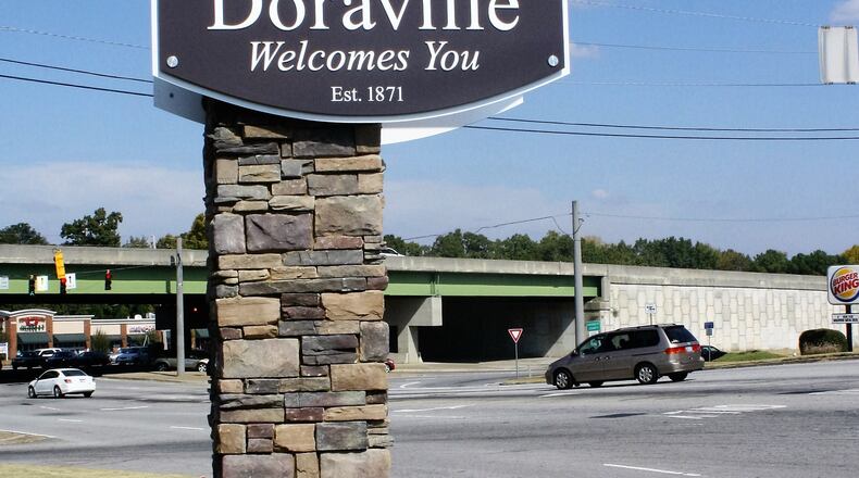 Doraville will place nearly a dozen signs around the city.