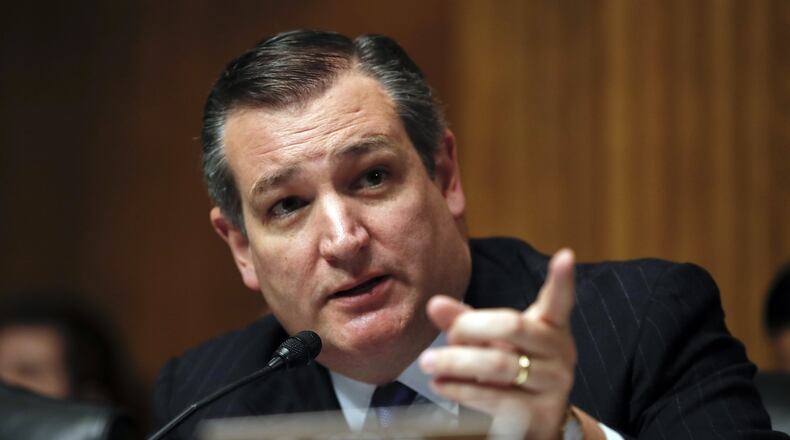 Sen. Ted Cruz, R-Texas, speaks during a Senate Judiciary Committee hearing in November. AP Photo/Carolyn Kaster