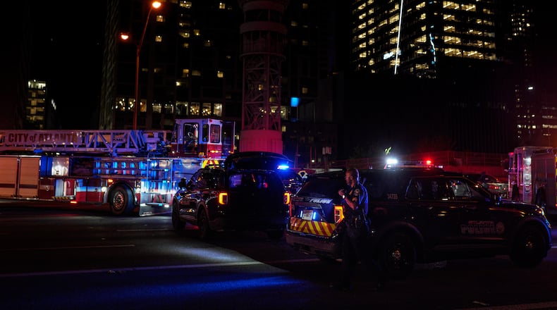Atlanta police were on the scene of a fatal crash late Sunday. The Downtown Connector was closed for hours during the investigation.