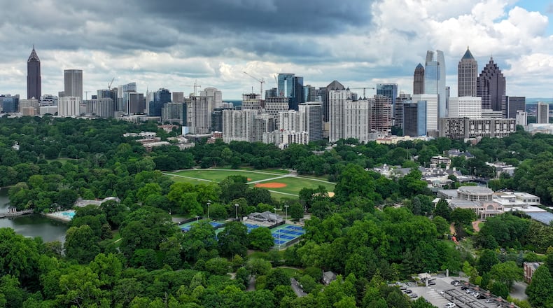 Atlanta midtown skyline
