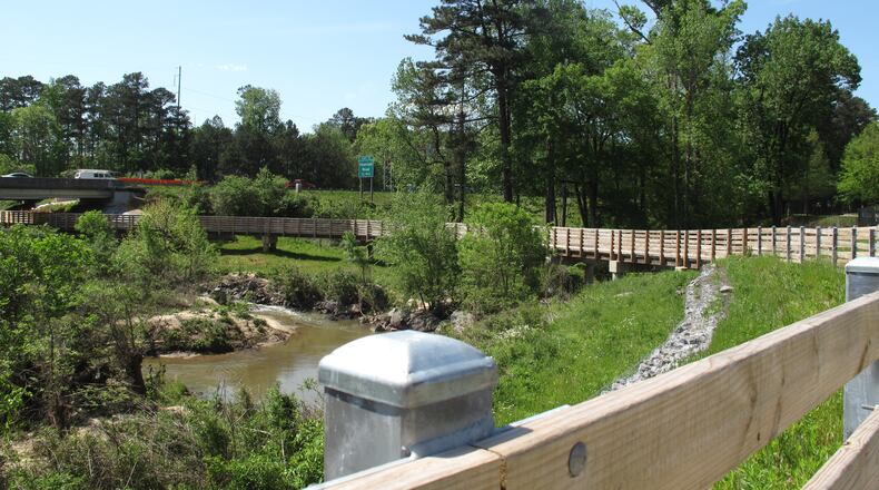 Pictures of Noonday Creek Trail by Marty Sewell courtesy of Cobb County Department of Transportation.