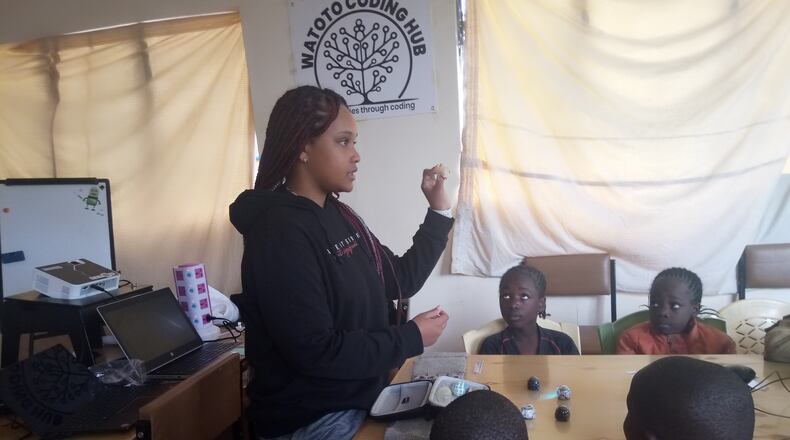 Makena Mugambi, 16, spent most of July sharing her passion for engineering with disadvantaged students in Kenya.