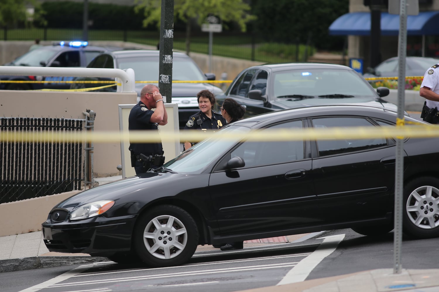 Atlanta officer shoots suspect near Lenox