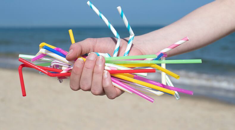 Plastic straws are one of the top 10 plastic items found in beach cleanups every year.