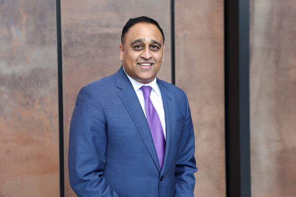 New Wellstar CEO Ketul Patel poses for a portrait at The Atlanta Journal-Constitution office in Atlanta on June 11, 2026. (Arvin Temkar/AJC)