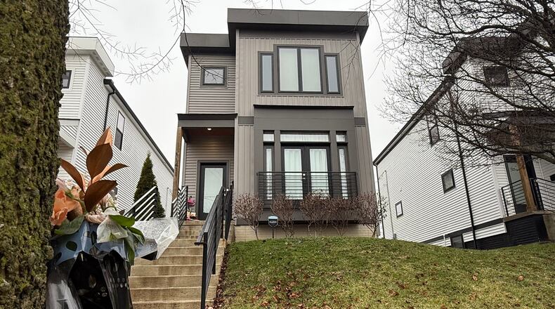 Spencer and Monique Tepe's home in Columbus, Ohio, on Tuesday, Jan. 6, 2026. (AP Photo/Patrick Aftoora-Orsagos)